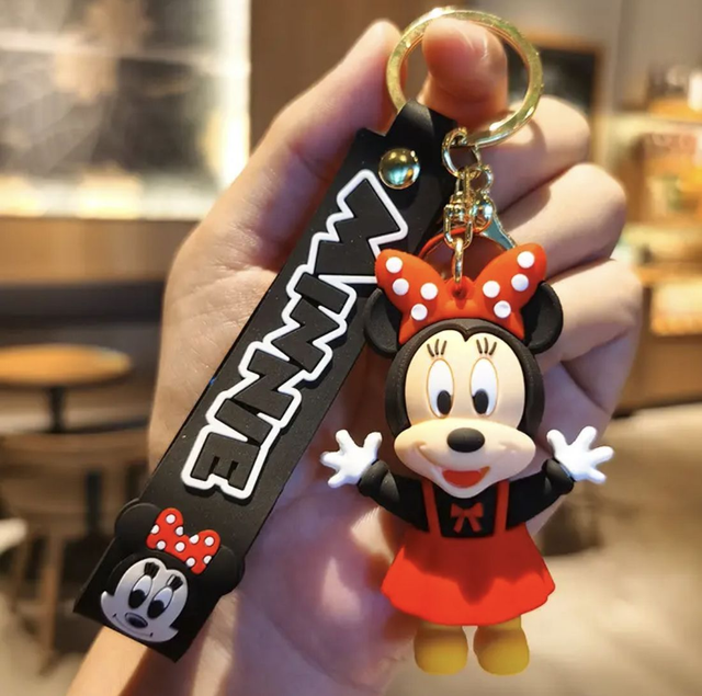 0006 - Disney - Mickey Mouse - Minnie Mouse met rode jurk