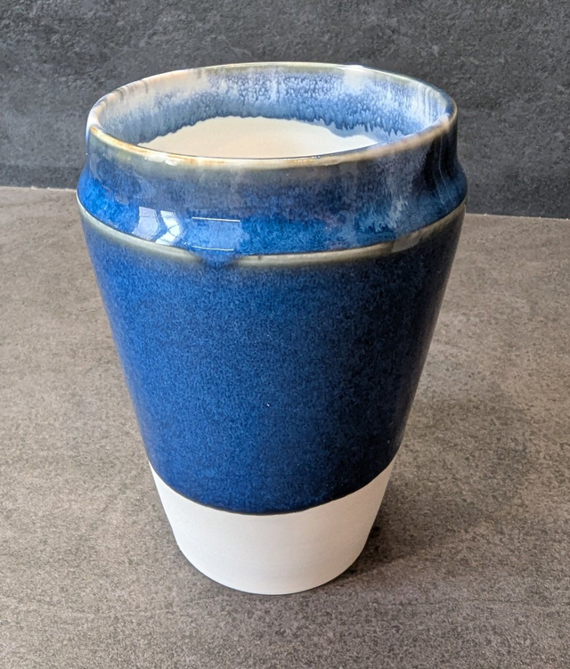 Gobelet Bleu Porcelaine