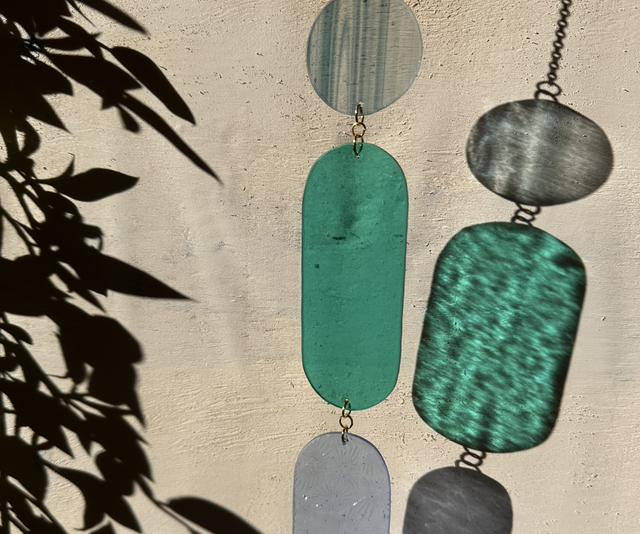 Attrape soleil 3 pièces - Gris/Turquoise/Bleu