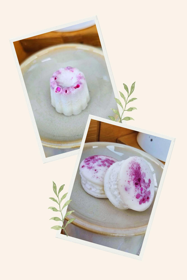 Adorable - Fondant de cire - Macaron/Mini-Cannelé