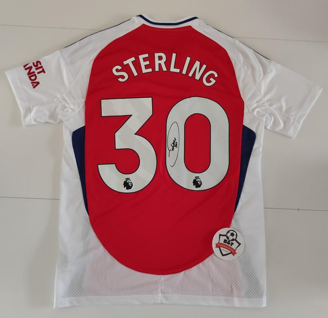 Gesigneerd Raheem Sterling Arsenal shirt 
