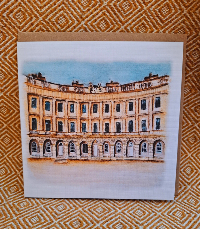 The Crescent Greeting Card