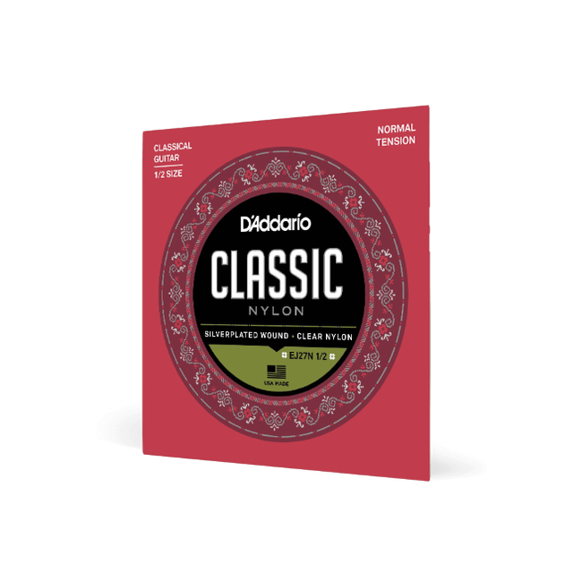 D'Addario Cordes d'étude pour guitare classique 1/2 D'Addario EJ27N, Normal
