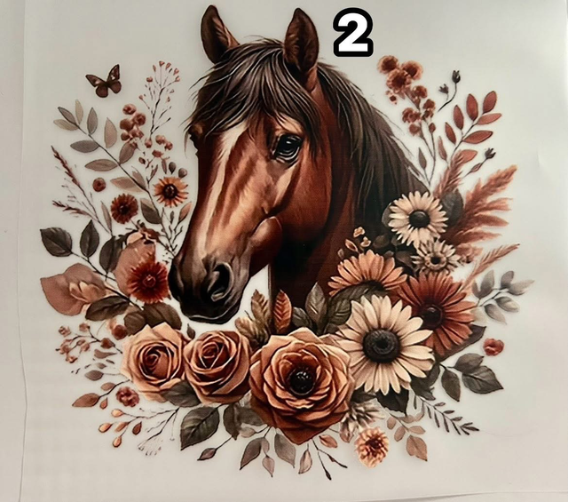 Coffret à personnaliser Tote Bag avec DTF cheval et porte-clés Selle 2D