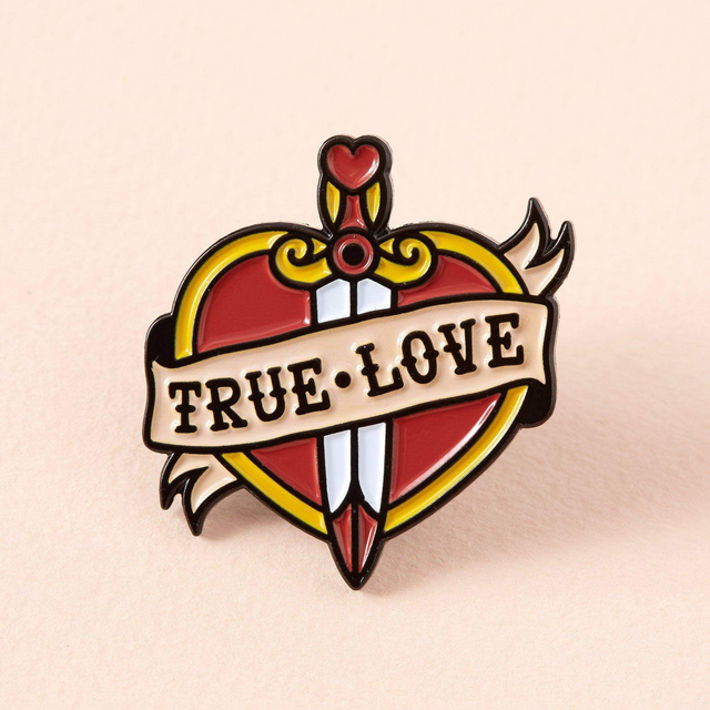 Punky Pins True Love Tattoo