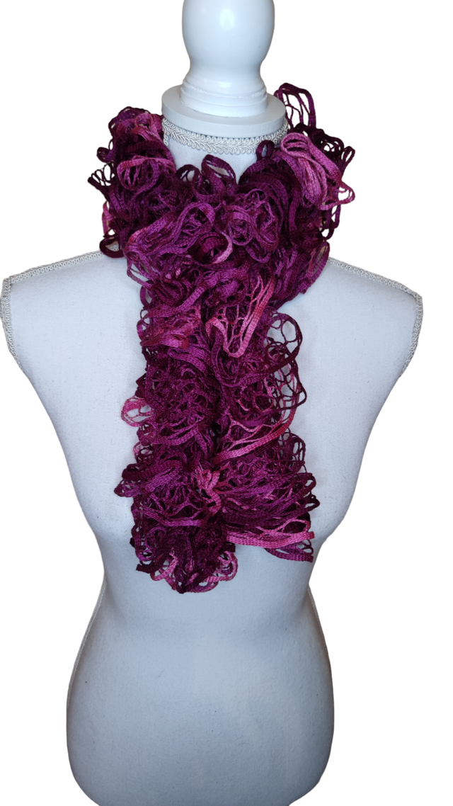 Écharpe dégradé violet/rose 