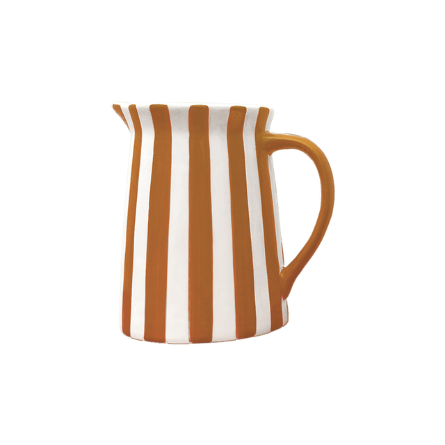 Pichet rayure mm marron