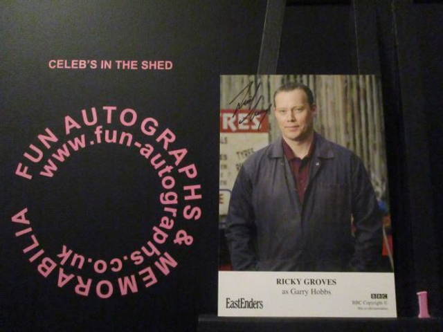 Ricky Groves (Garry Hobbs) Authentic Autographed EastEnders 6x4 Cast Card (1)