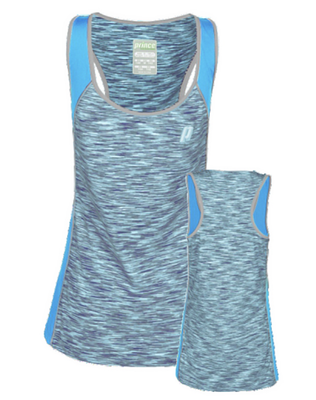 Prince - Space Dye Racer Vest Top - Azure  |  £30