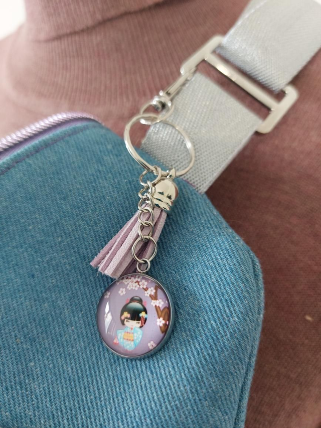 Sac banane en tissus wax et Jeans