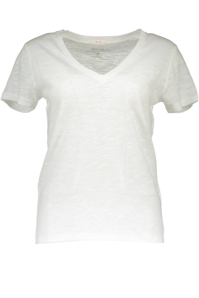 GANT T-SHIRT MANICHE CORTE DONNA BIANCO