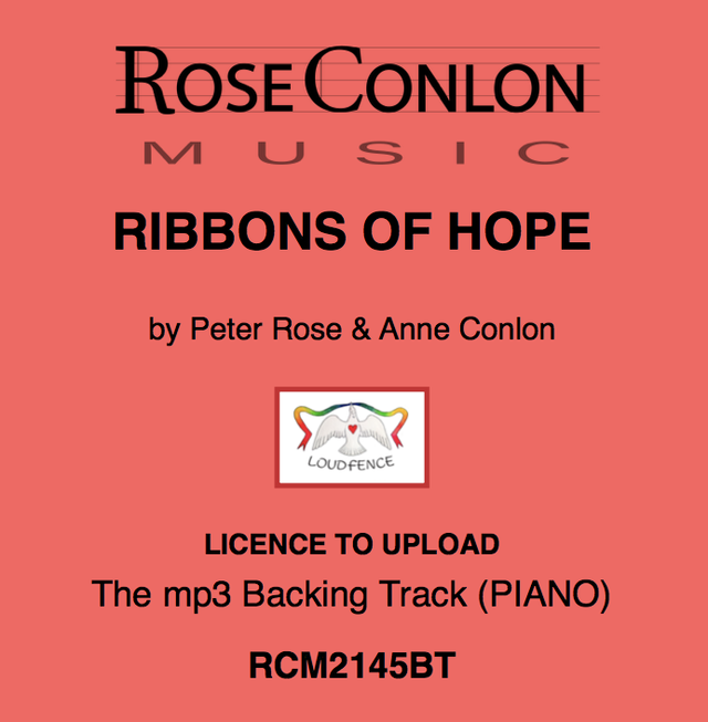 RIBBONS OF HOPE Backing Track (Piano)