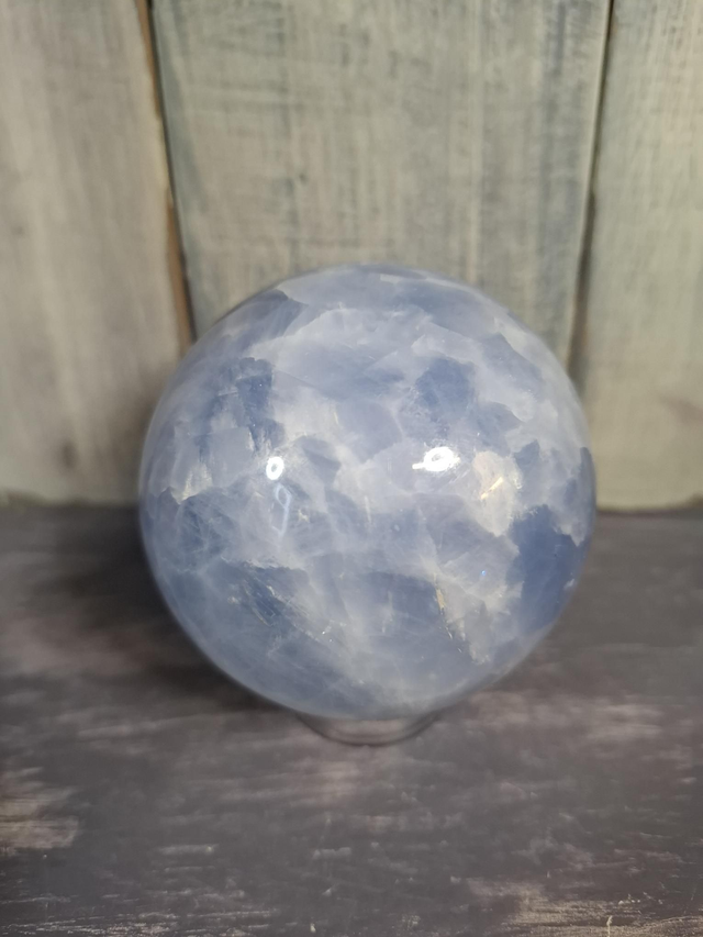 Blue Calcite Sphere 