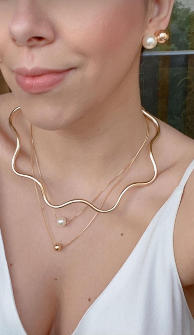 Choker Aro Mais Ondulado