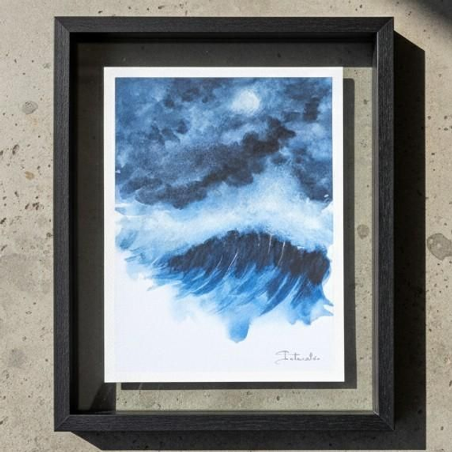 Aquarelle medium - La Vague 
