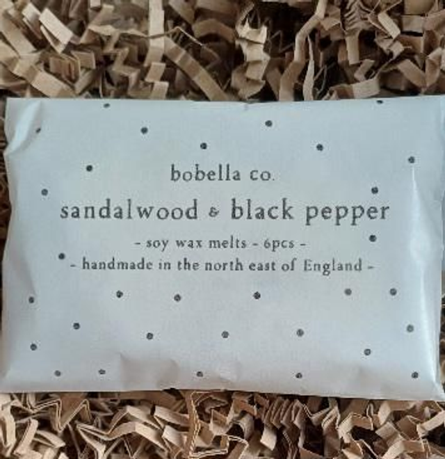 Sandalwood &amp; Black Pepper Soy Wax Melts 