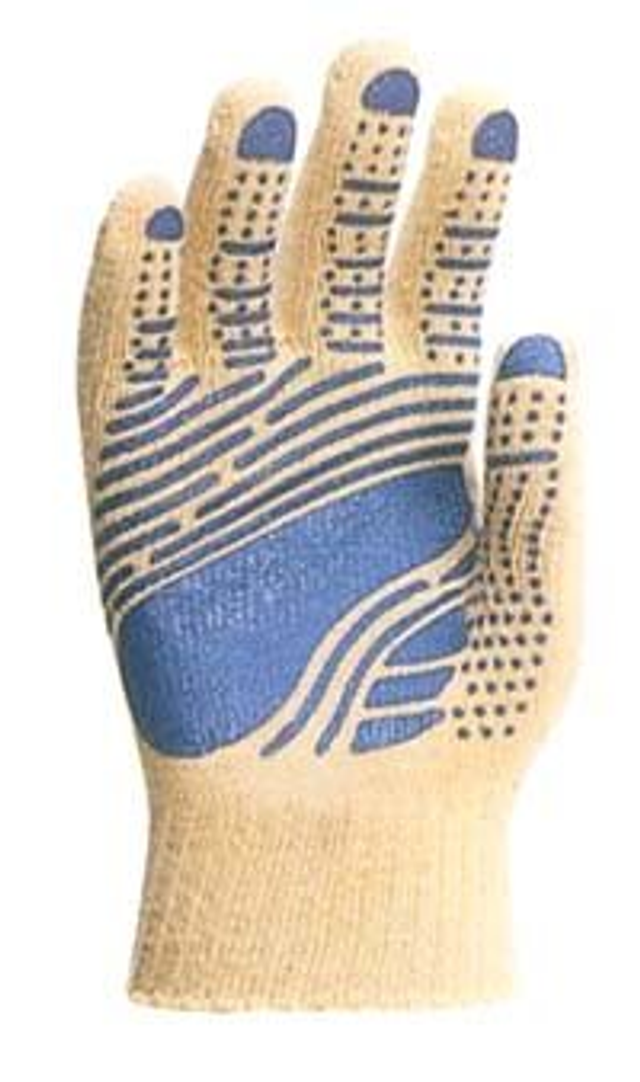 H1/monogrip handschoen van katoen 