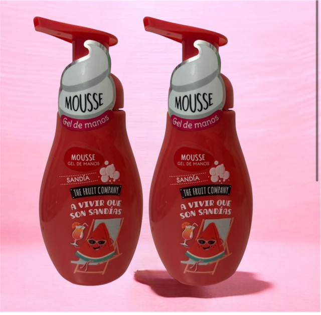 Savon moussant pastèque X2