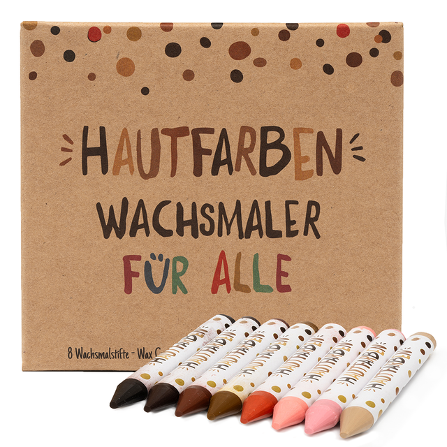 8 Hautfarben-Wachsmaler | Hautfarben