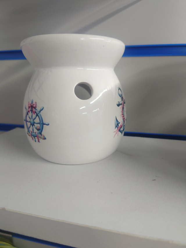 Nautical - Small White Tea Light Burner 