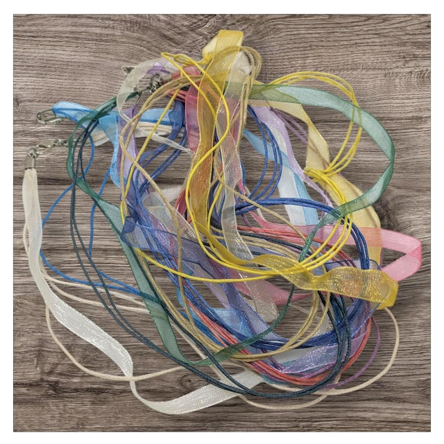 Cordon en organza pour pendentif