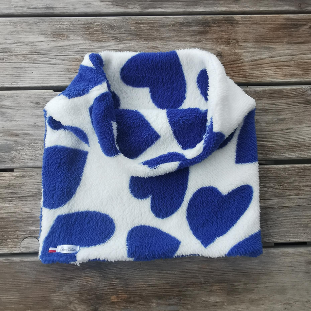 Snood LOUIS coeur bleu