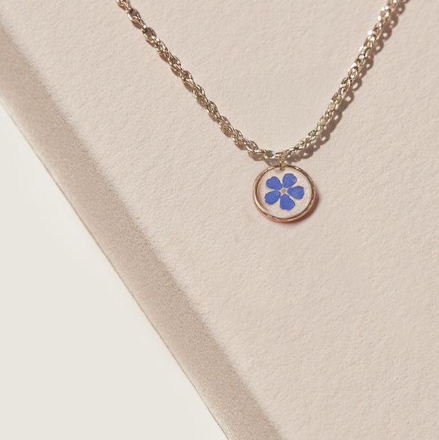 Vergissmeinnicht Blau Kette