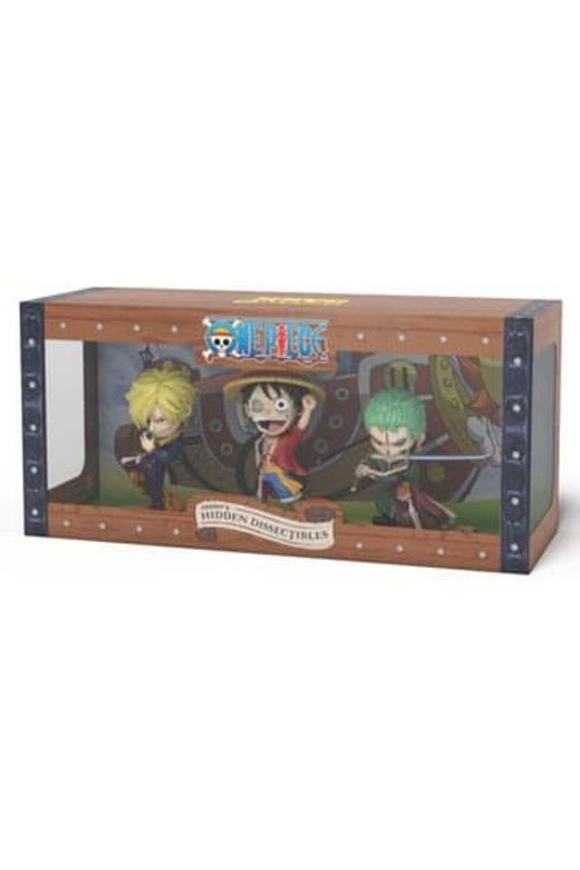 One Piece: Luffy, Zoro and Sanji Hidden Dissectibles 3-Pack Figures