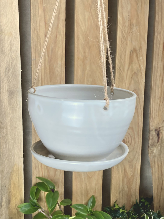 Pot suspendu_Taille L_blanc