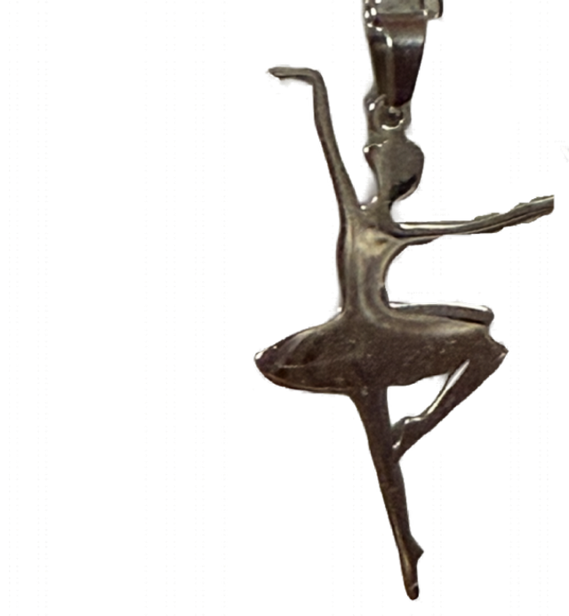 Silver Ballerina Necklace