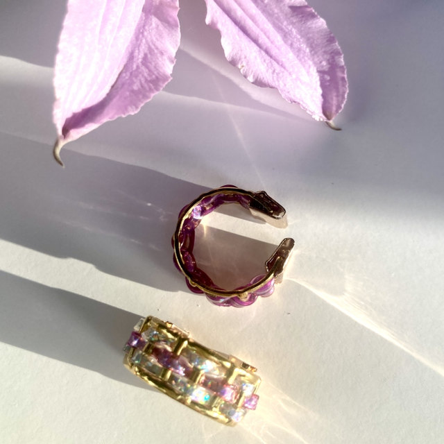 Bague ajustable Diamond brillante