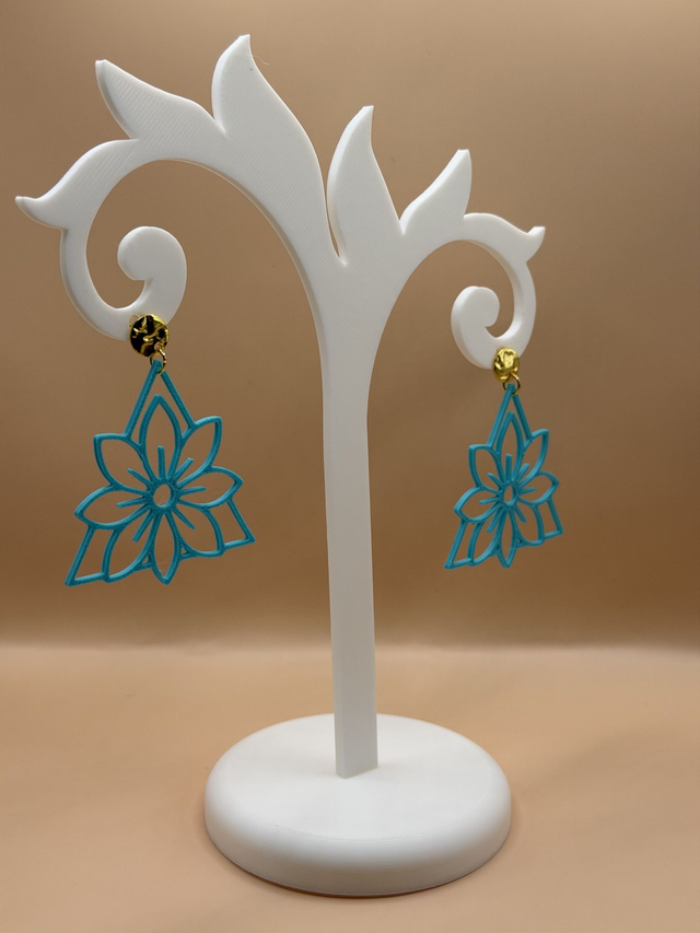 Boucles d'oreilles Fleur - Attaches Fantaisies