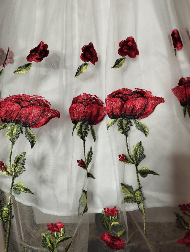 Robe pin-up Brodée T46/48