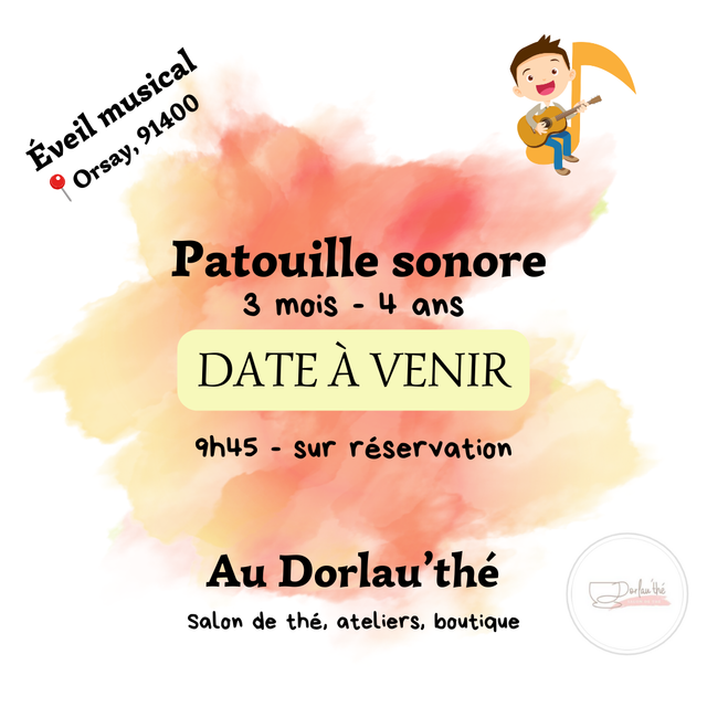 Inscription Patouille sonore [date à venir]