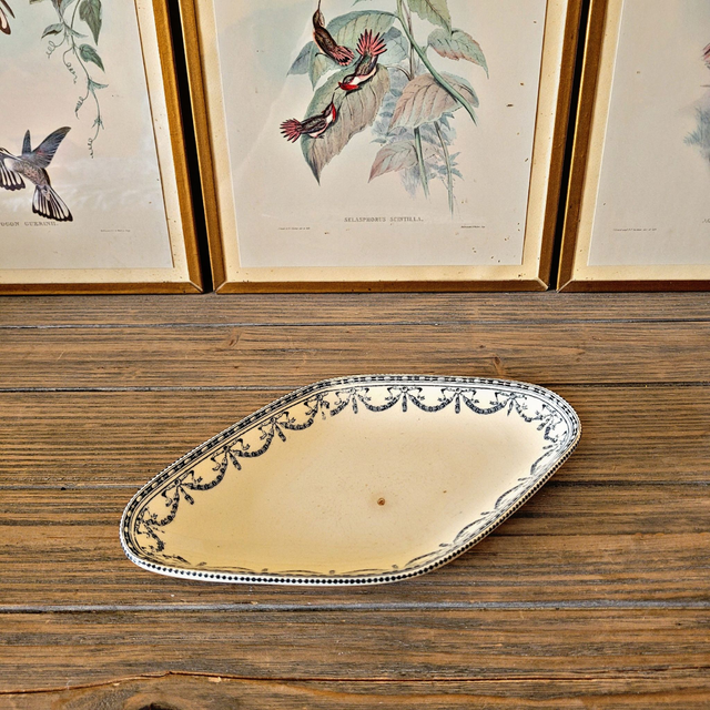 X Ravier terre de fer Salins modèle Guirlandes Louis XVI