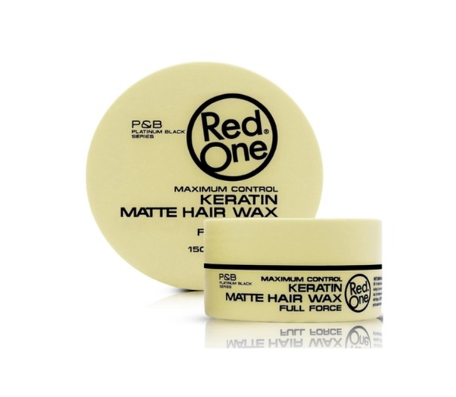 Red One : Keratin Matte Hair Wax 5oz