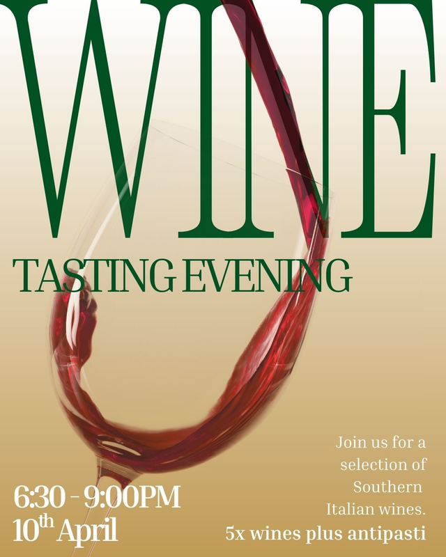 10th April 2026 Wine Tasting
