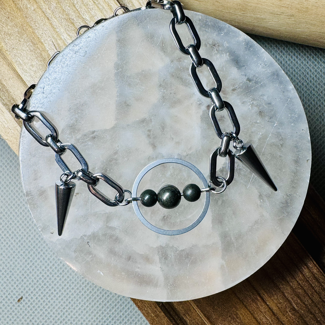 Bracelet DIVERGENTE pyrite 