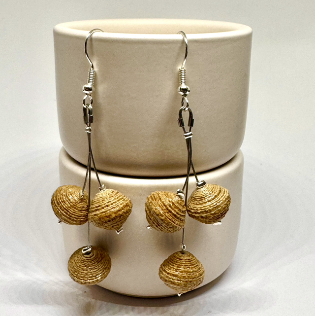 Boucles d’oreilles « Trilogie élégante »