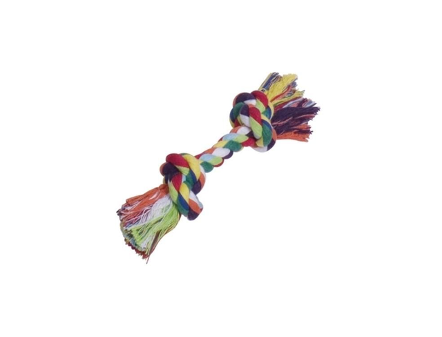 Spielseil Bunt, 2 Knoten