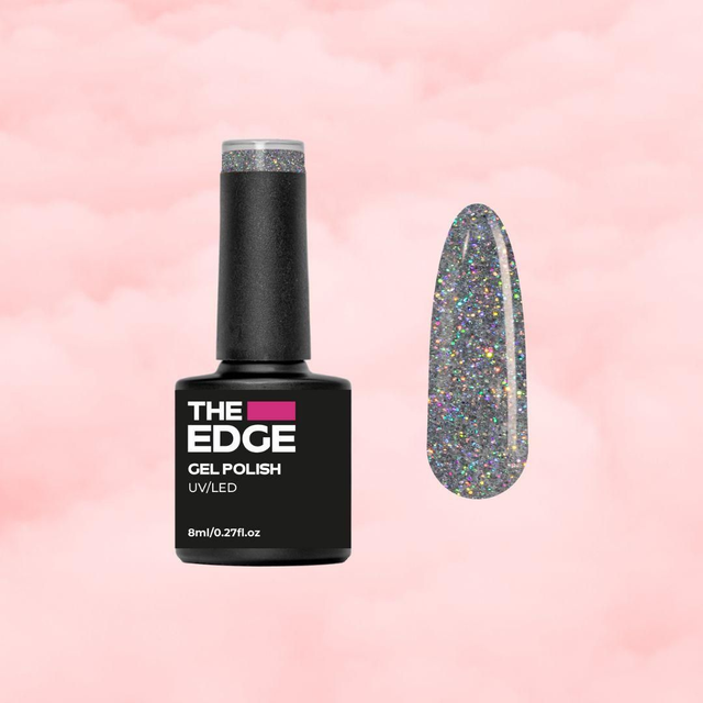 The Edge - The Silver Glitter Gel Polish 8ml