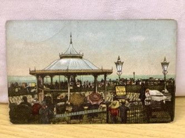 Cliftonville, Bandstand, The Oval, Kent, S. Hildesheimer & Co. Ltd Postcard Our Ref no. R24 