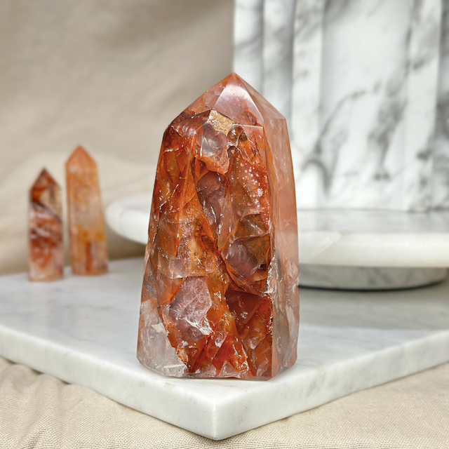 Fire Quartz Chunky Tower