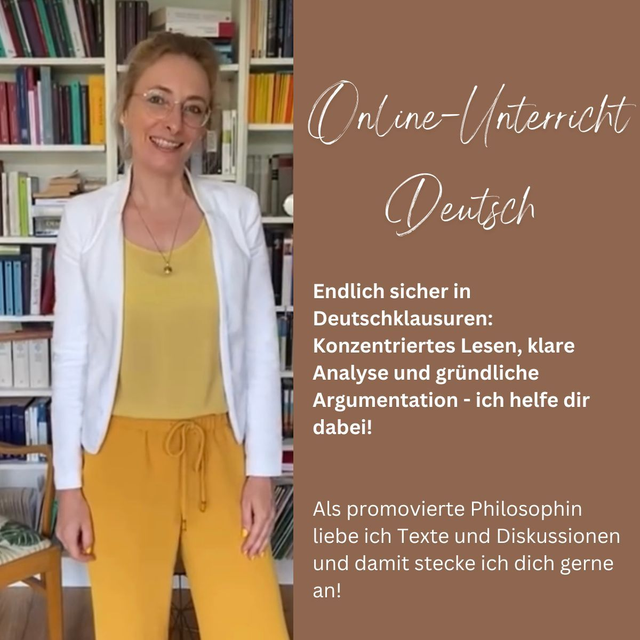 Online-Unterricht Deutsch