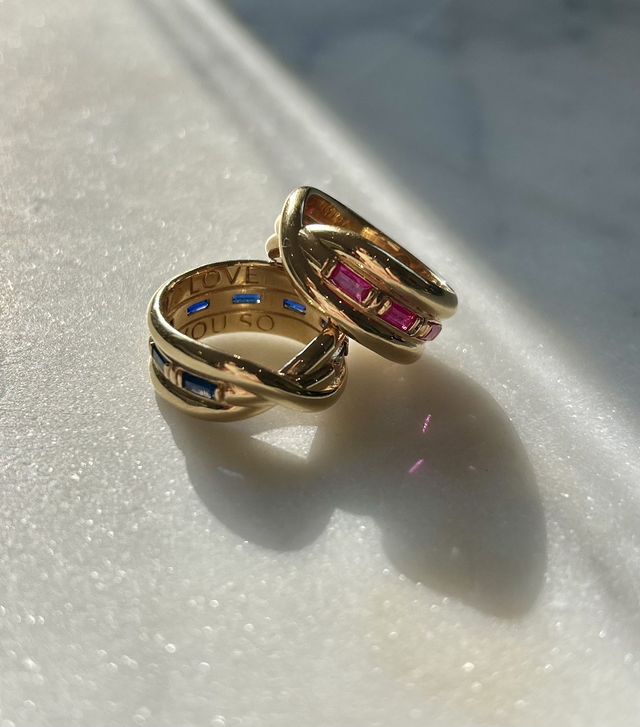 Love Knot Ring Gold Vermeil