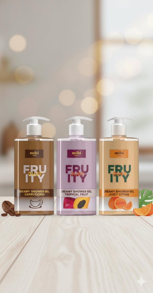 Gel douche crémeux Just Fruity (Mihi)