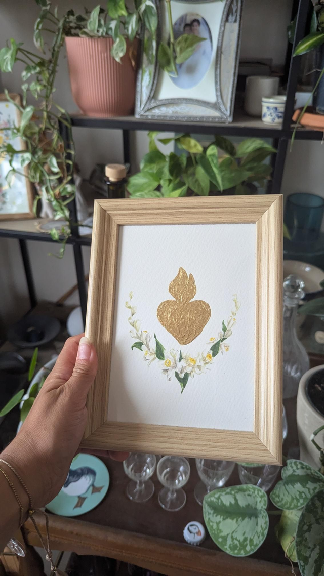 Aquarelle mariage fleur d&#039;oranger 