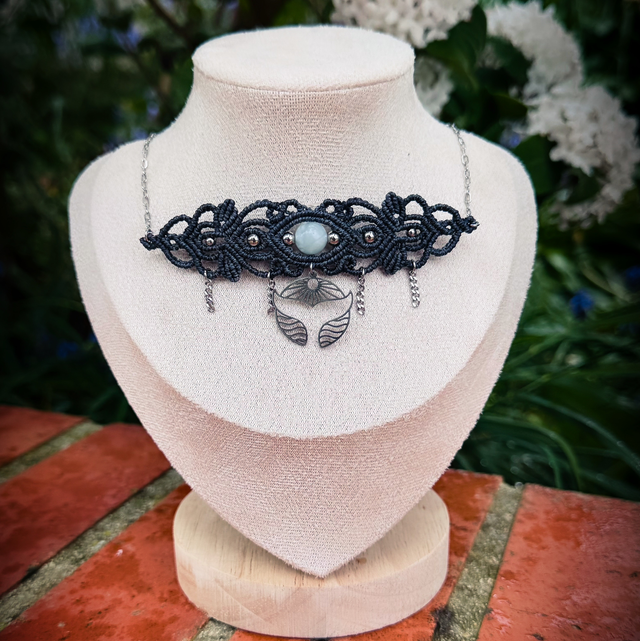 Collier NYMPHEA aigue marine