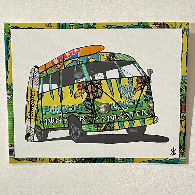 Tableau Combi van vintage 