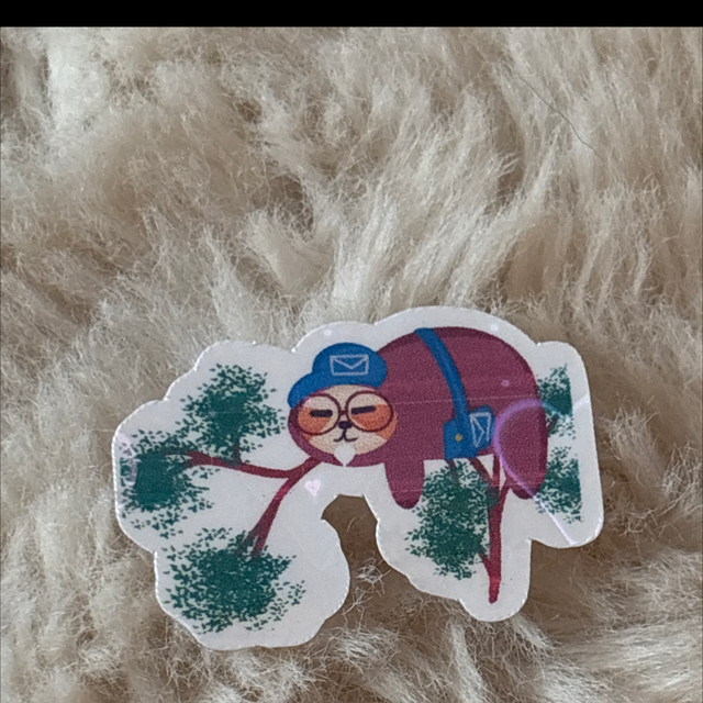 Sloth Mail Sticker
